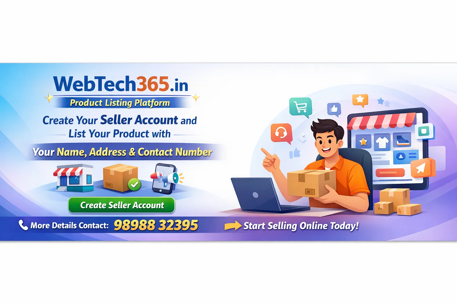 WebTech365.in પર આપના પ્રોડક્ટ્સ આજે જ લિસ્ટ કરો!